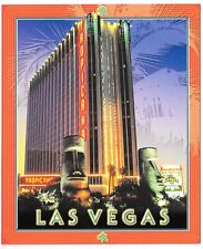 Tropicana Island Of Las Vegas Moai Tiki 1980s Strip View Hotel Casino  postcard picture