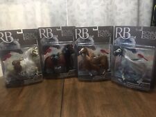 2016 Lanard Toys Royal Breeds 4 Piece Horse Set Brand New Factory Sealed  picture