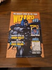Batman Cover  Print Ad 1997  7x10 From Wizard  #77 Great To Frame Simon Bisley  picture
