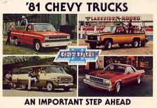 '81 CHEVY TRUCKS. AN IMPORTANT STEP AHEAD picture
