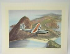 PAN AM Airlines 9 Print Set Historic First Flights Pan American Clippers 16