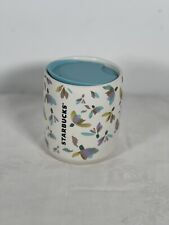 New With Lid Starbucks 2023 Floating Snowdrops Ceramic Travel Cup Mug 8 Oz picture
