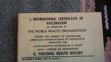 Vintage Expired Cancelled 1960's INTN'L CERTIFICATES OF VACCINATION US Health Dt picture