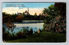 Chicago, IL-Illinois, Jackson Park German Building c1916, Vintage Postcard picture