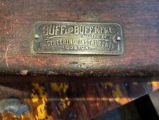 ANTIQUE BUFF & BUFF SURVEYORS LEVEL, original WOOD BOX,& brass nameplate picture