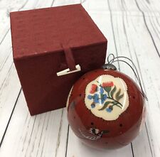 Rare Pierre Deux Avignonet French Country Red Christmas Tree Ornament in Box picture
