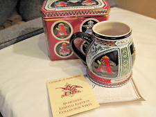 1992 Anheuser-Busch Budweiser Historical 1872 A &Eagle 1st Series Beer Stein NIT picture