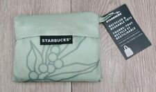 Starbucks Packable Tote Bag NWT Earth Day Reusable Recycled Green NEW With Tags picture