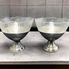 MacBeth-Evans American Sweetheart Sherbet Cups Depression Glass Qty 2 Vintage picture