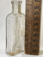 Rare Marshall Oil Company Marshalltown Iowa Embossed Medicine Oil Bottle Scarce picture
