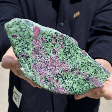 4.93LB Natural green Ruby zoisite (anylite) crystal Chakra Healing Energy - picture