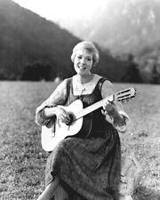 Julie Andrews playing guitar in Austrian mountains Sound of Music 24x36 Poster picture