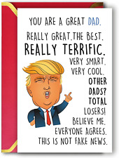 Crazy Donald Trump Fathers Day Cards Gifts for Dad, Trump Fathers Day Card from  picture