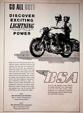 1966 BSA Lightning - Vintage Motorcycle Ad picture