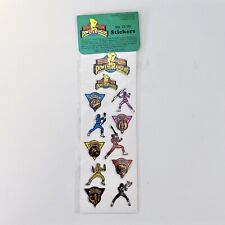 Vtg 1994 Mighty Morphin Power Rangers Sealed Pack Saban 12 Prism Stickers MMPR picture