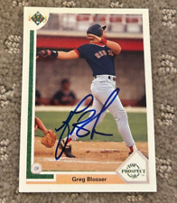 1991 Upper Deck Greg Blosser Signed Card Baseball MLB Autographed AUTO #70 picture