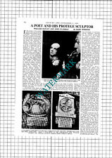 William Hayley Poet  and John Flaxman  Sculptor  - 1980 Article / Print picture