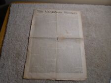 1889 The Missionary Weekly Newspaper, Richmond Virginia, Christianity Religion picture