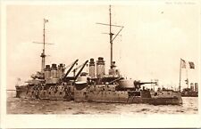 C.1910s TUCK French Navy Dreadnought DANTON Ship Unused Postcard 827 picture