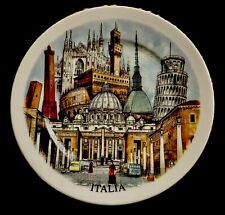 Vintage Collector's Plate Of ITALY W/ Picturesque Scene W/