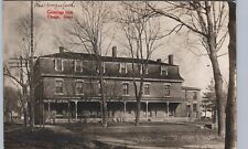NEW LAWN HOTEL osage ia real photo postcard rppc iowa history picture
