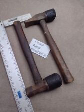 Vintage Tire Hammer Ken Tools & Unbranded Wood Handle Heavy Duty 2 Piece Tools . picture