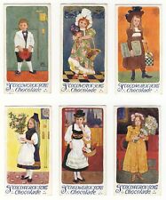 Stollwerck 1899 Group 110 The Little Well-Wishers set of 6 cards VG+ picture