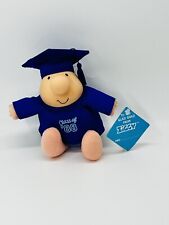 Vintage Class Of 88 Ziggy Graduation Plush Doll With Original Tag Blue White picture