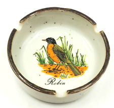 A PRICE IMPORT Bird Ashtrays Robin  Japan picture