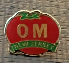 New Jersey Odyssey of the Mind Hat Lapel Vest Souvenir Pin 'Tomato' (PL0202) picture