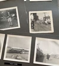 x36 Snapshot Photos 1961 -64 Town Parade Snow Travel Eastern Airlines Plane ++ picture
