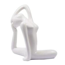 Decorative Porcelain Ceramic Yoga Statue Figurine Sculpture, Zen Buddhist Med... picture