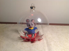 HTF extra large size vintage german Kunstlerschutz mouse in glass dome ornament picture