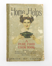 1910 Advertising Book Cottolene Shortening Home Helps Cookbook Recipes HB picture