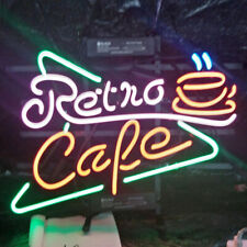 Retro Cafe Coffee Triangle Neon Light Sign 20