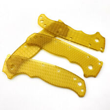 1 Pair Knife Handle Patch Grips Scales Patches for Demko AD 20.5 Folding Knife picture