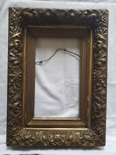 Antique (19 c.) Frame in Original Finish Gilt Viewing Size 6.5X11.5 inches picture