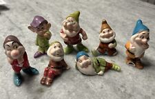 Walt Disney’s Snow White, The Seven Dwarfs Ceramic Figures, 2 Have Broken Feet picture