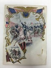 1911 Dinner Invitation in honor of Old Soldiers Civil War Antique picture