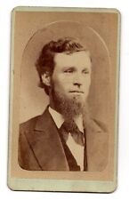 ANTIQUE CDV CIRCA 1870s REVEREND E. CARR CONDIT WASHINGTON IOWA A. KRACAW picture