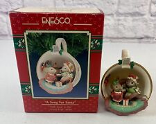 1991 Enesco Christmas Ornament “A Song For Santa’” #5 Treasury  *MINT* picture