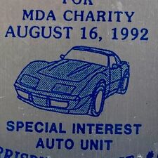 1992 Antique Auto Car Show Meet Tall Cedars Lebanon Charity Pennsylvania Plaque picture