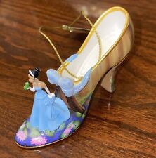 Bradford Exchange Disneys Once Upon a Slipper Ornament- Tiana A Kiss to Dream On picture