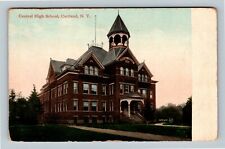 Cortland NY, Central High School Building, New York c1913 Vintage Postcard picture