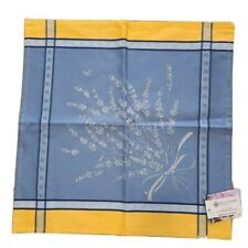 100% Cotton Blue Floral Print Fabric Napkin 20