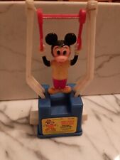 Vintage Disney Mickey Mouse Tricky Trapeze Push Button Toy picture