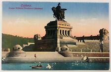 Vintage Koblenz Germany Kaiser Wilhelm-Provinzial-Denkmal Postcard Statue picture