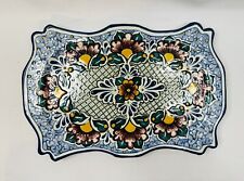 Talavera Large Mexican Pottery Serving Platter Made in Mexico picture