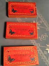 Nice Lot 3 Boxes Vintage 60’s Butterfly Assorted Incense Kyoto Japan picture