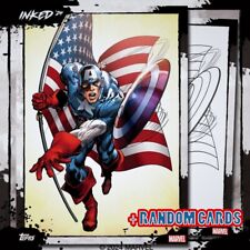 Topps Marvel Collect Captain America Inked '24 Series 2 WEEKLY SET DIGITAL picture